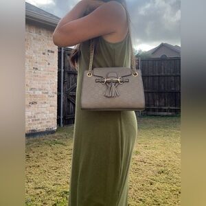 GUCCI Emily Guccissima Chain Leather Bag